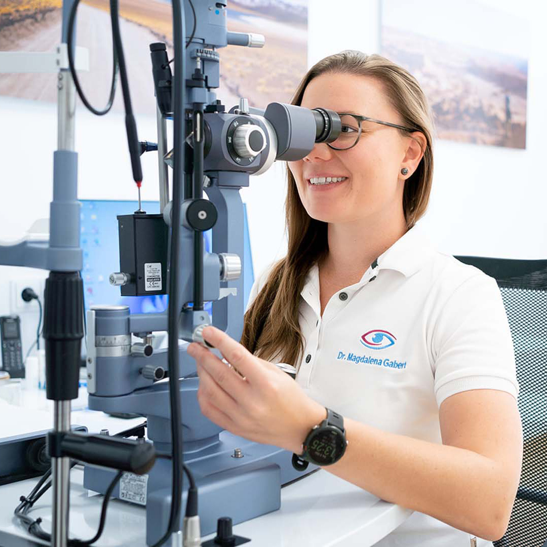 Dr. Magdalena Gabert bei der Arbeit